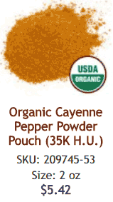cayenne pepper 2oz organic
